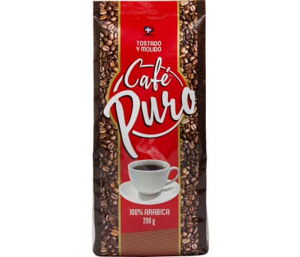 Café Puro molido, 200 gramos